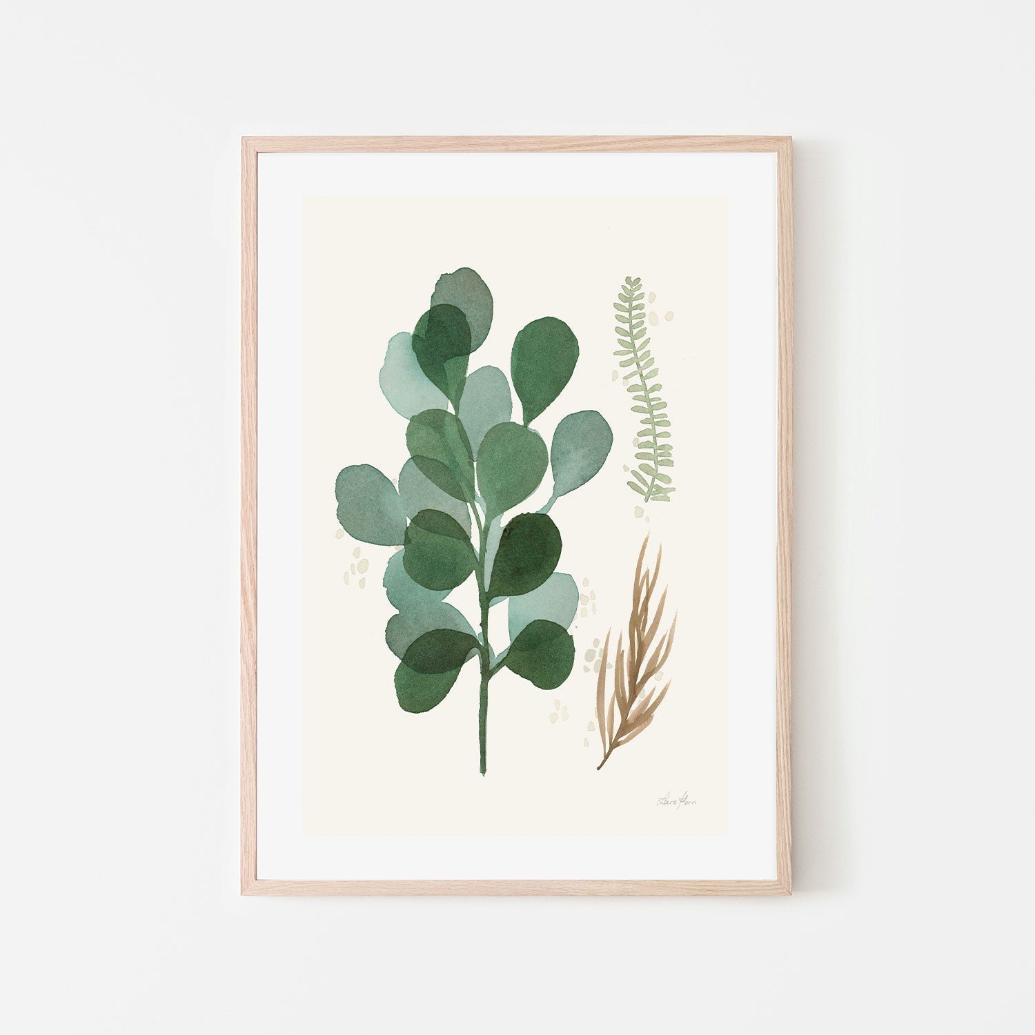 wall-art-print-canvas-poster-framed-Botanical Collage, Style D , By Laura Horn-GIOIA-WALL-ART