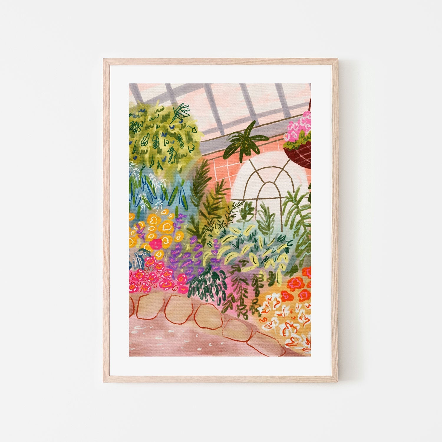 wall-art-print-canvas-poster-framed-Botanical Garden , By Kartika Paramita-5