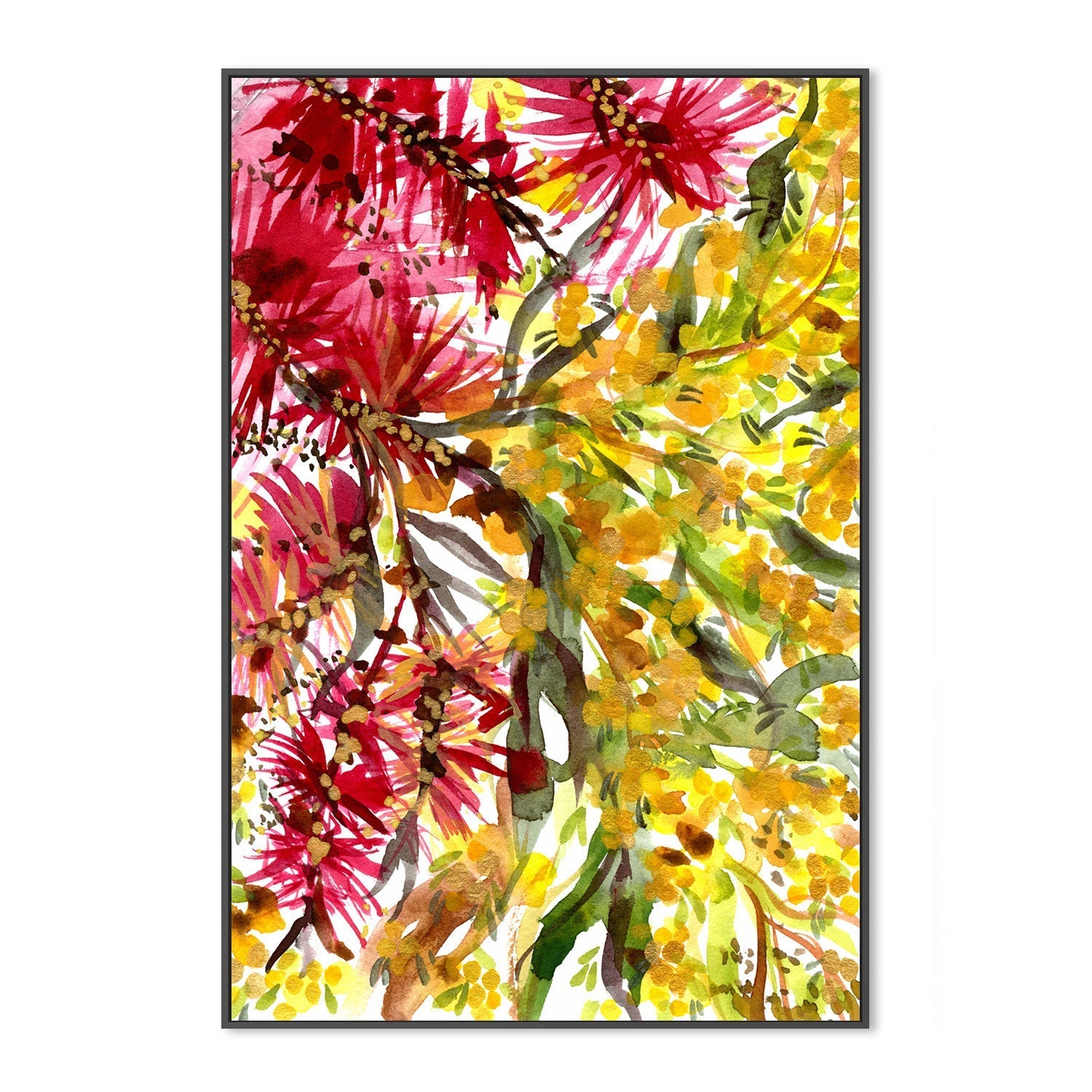 Bottlebrush And Wattle , By Jessie Mitchelson