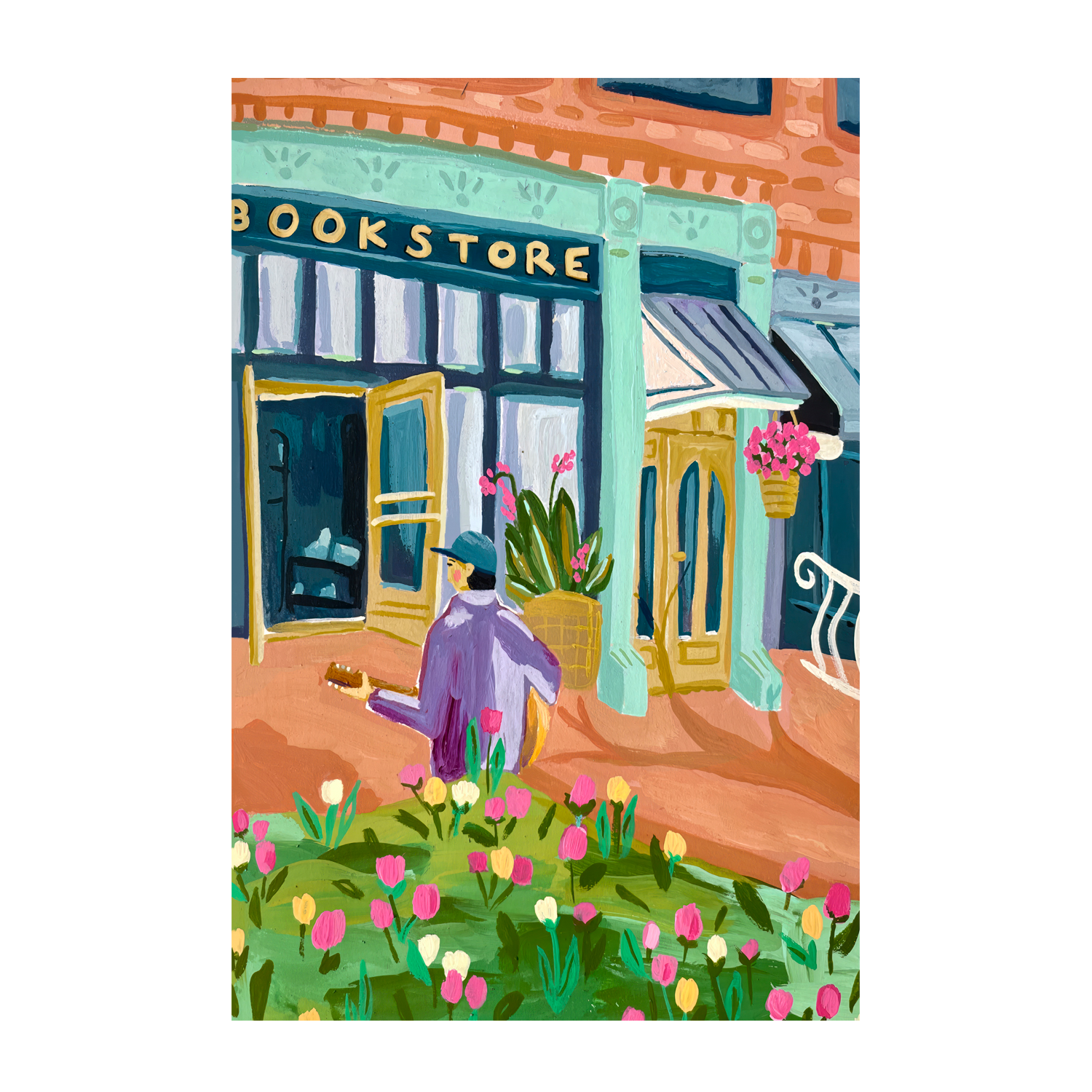 wall-art-print-canvas-poster-framed-Boulder Bookstore , By Kelly Angelovic-1