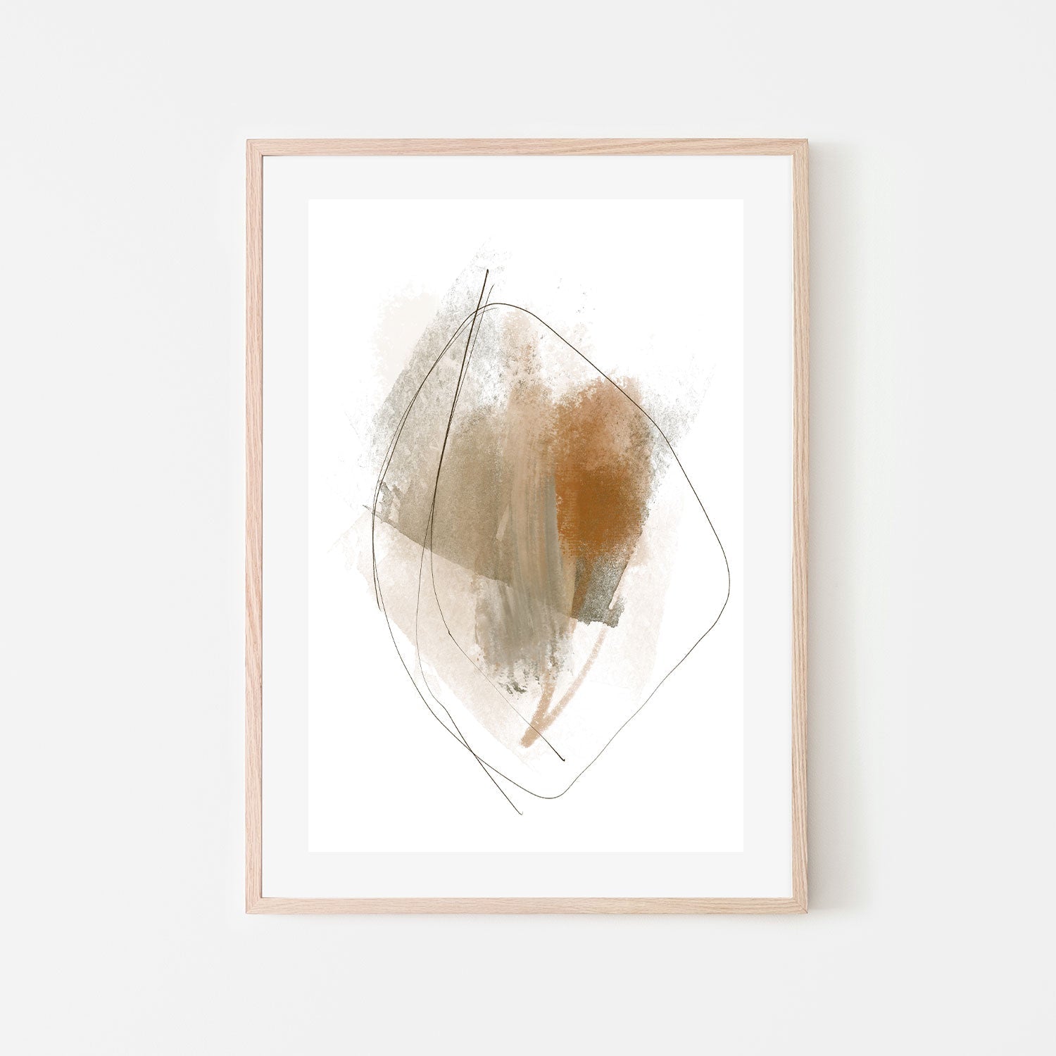 wall-art-print-canvas-poster-framed-Bound In Brown-GIOIA-WALL-ART