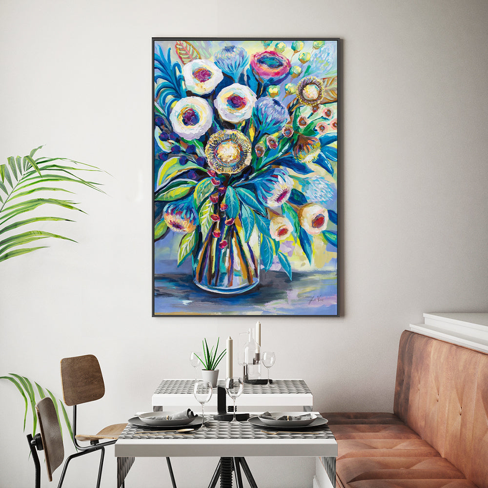 wall-art-print-canvas-poster-framed-Bountiful Bouquet-by-Jeanette Vertentes-Gioia Wall Art