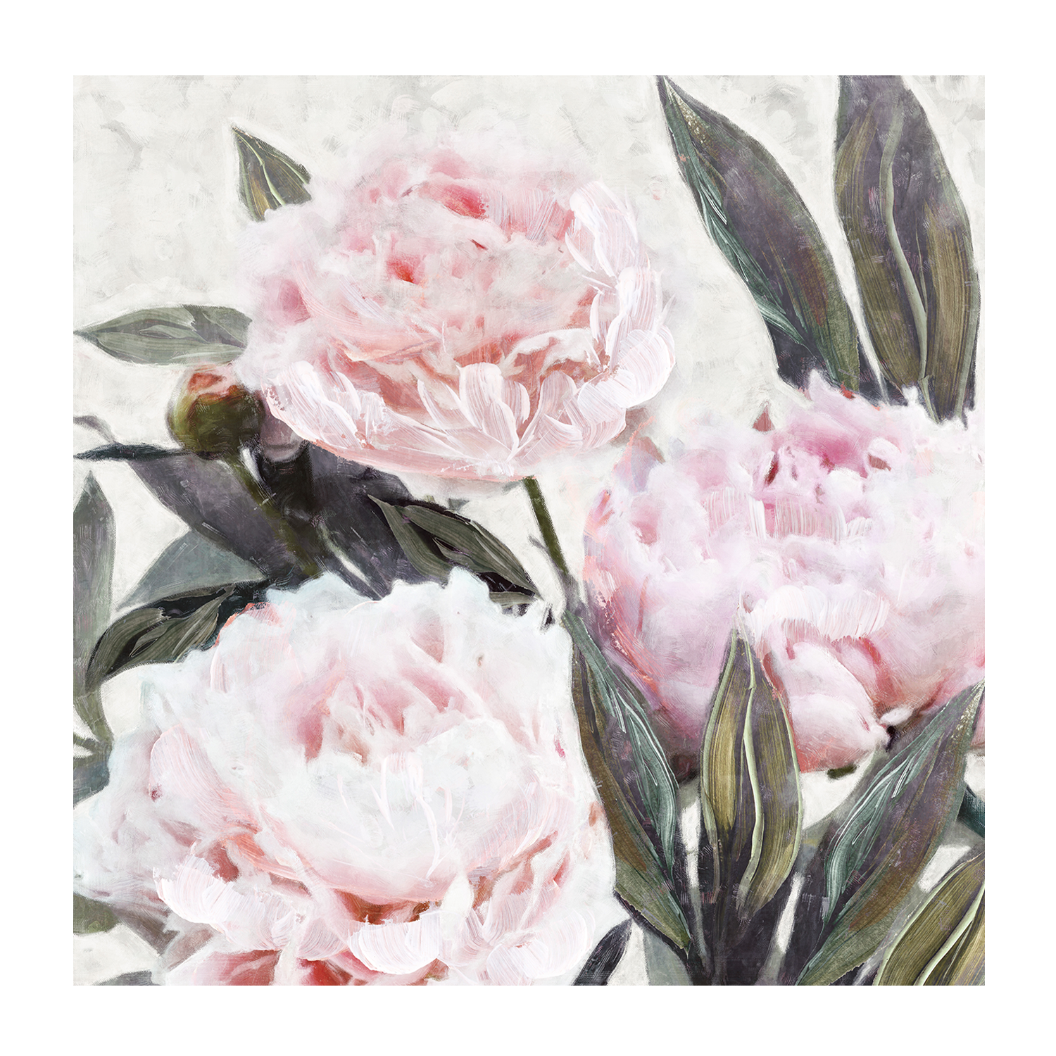 wall-art-print-canvas-poster-framed-Bountiful Peonies, Style A & B, Set Of 2 , By Nina Blue-9