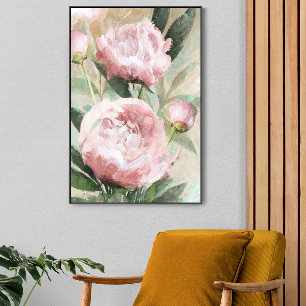 wall-art-print-canvas-poster-framed-Bountiful Peonies, Style A , By Nina Blue-2