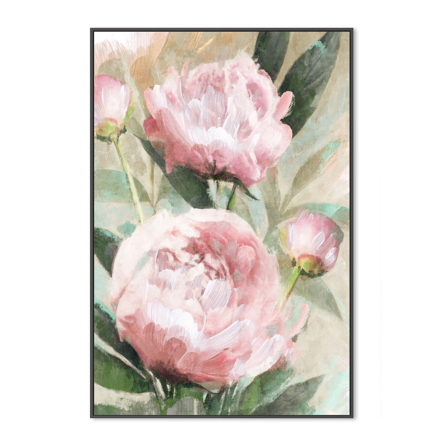 wall-art-print-canvas-poster-framed-Bountiful Peonies, Style A , By Nina Blue-3