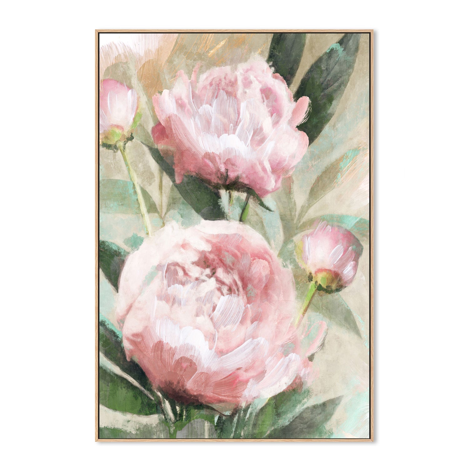 wall-art-print-canvas-poster-framed-Bountiful Peonies, Style A , By Nina Blue-4