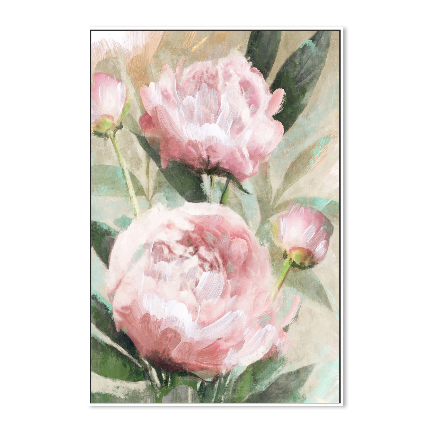 wall-art-print-canvas-poster-framed-Bountiful Peonies, Style A , By Nina Blue-5