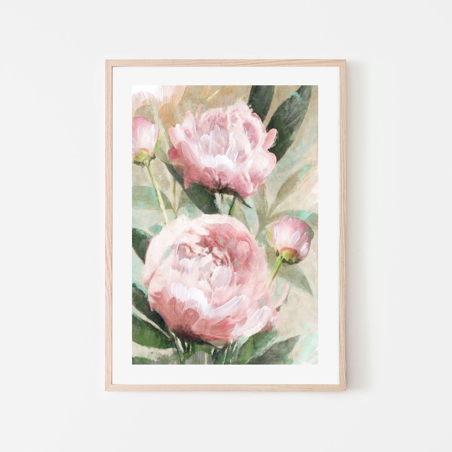 wall-art-print-canvas-poster-framed-Bountiful Peonies, Style A , By Nina Blue-6