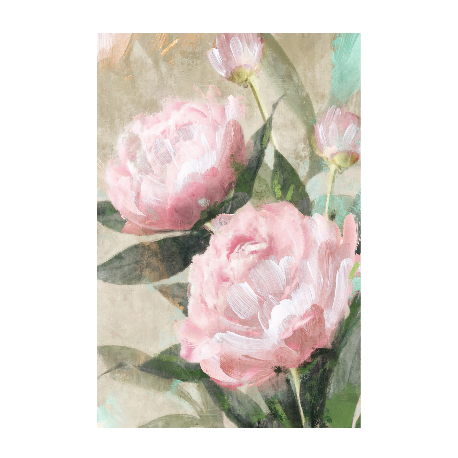 wall-art-print-canvas-poster-framed-Bountiful Peonies, Style B , By Nina Blue-1