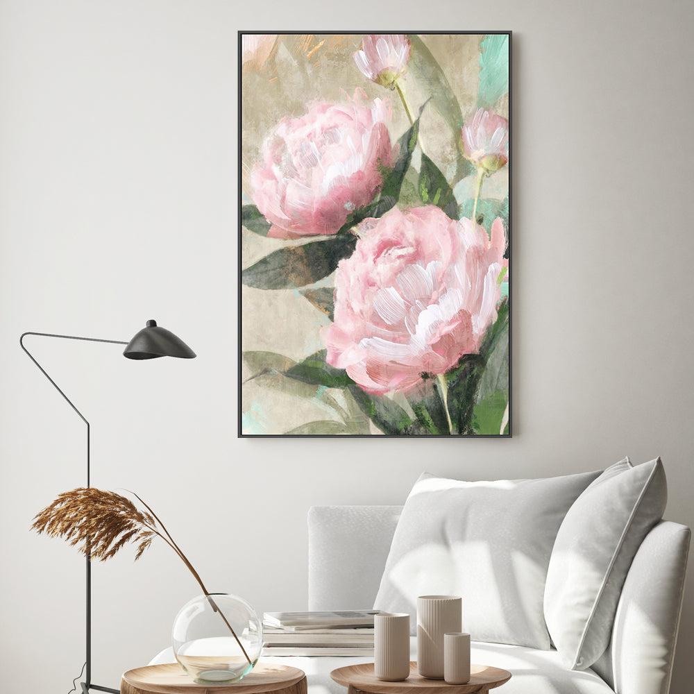 wall-art-print-canvas-poster-framed-Bountiful Peonies, Style B , By Nina Blue-2