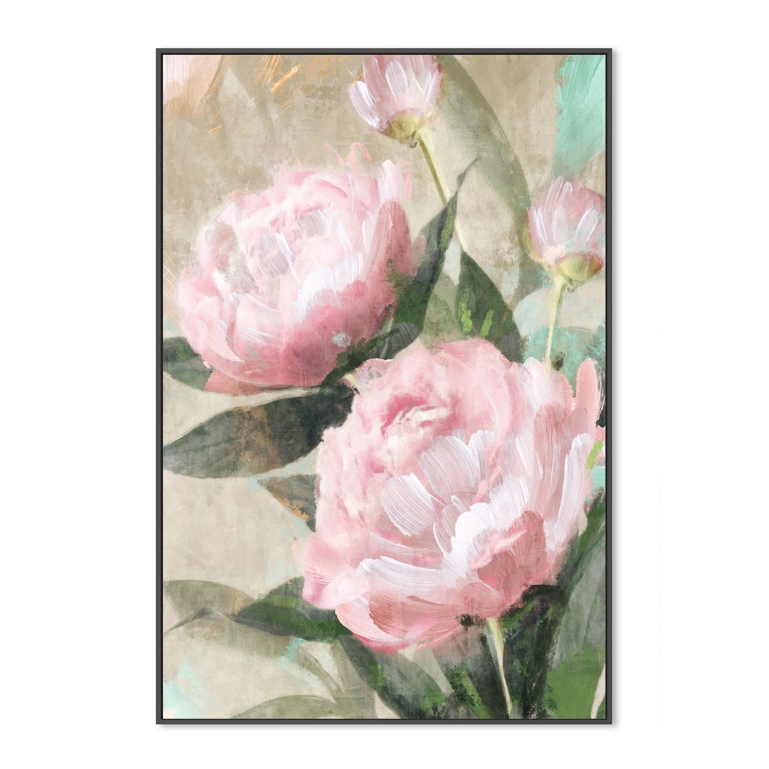 wall-art-print-canvas-poster-framed-Bountiful Peonies, Style B , By Nina Blue-3