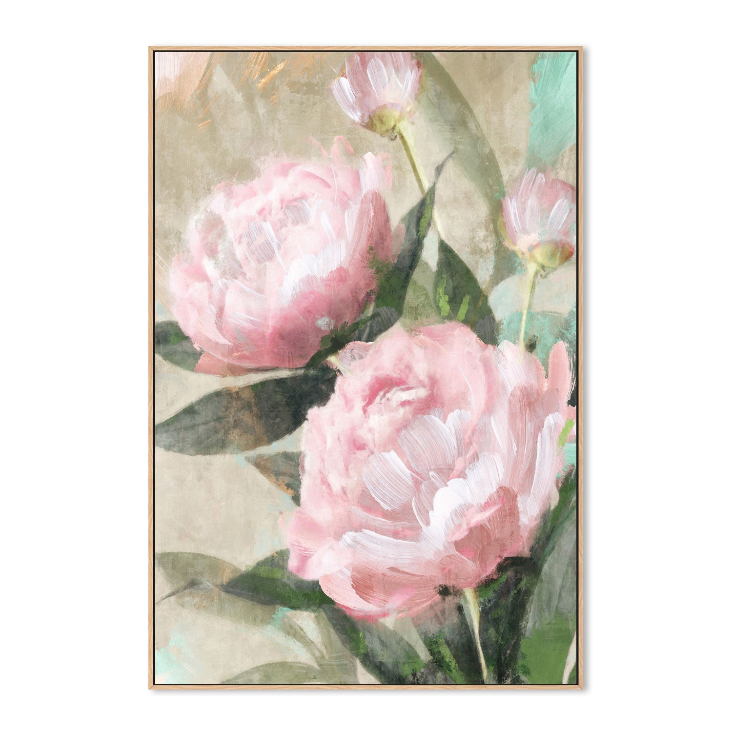 wall-art-print-canvas-poster-framed-Bountiful Peonies, Style B , By Nina Blue-4