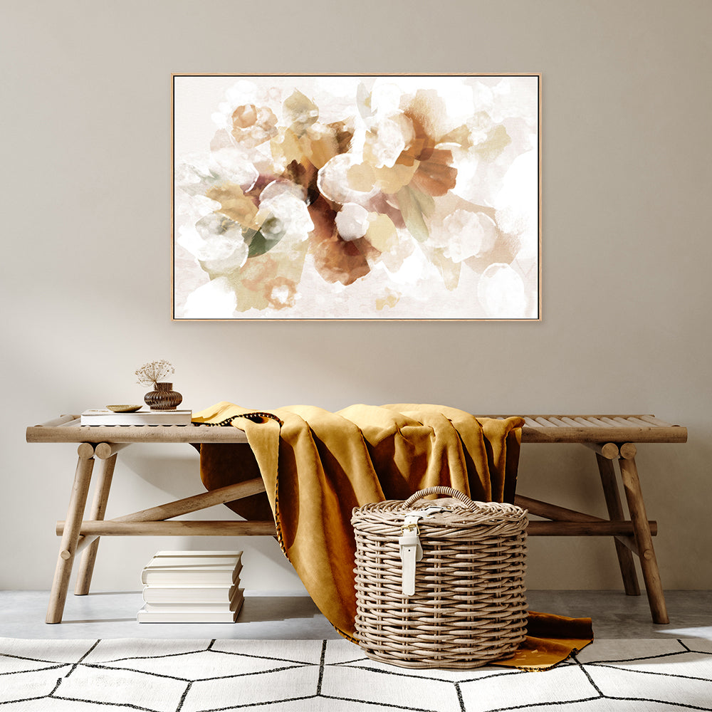 wall-art-print-canvas-poster-framed-Bouquet Beige-by-Dear Musketeer Studio-Gioia Wall Art