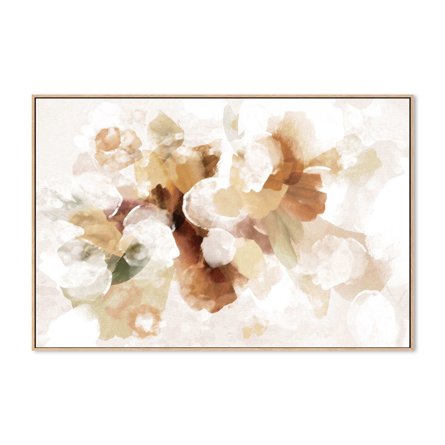 wall-art-print-canvas-poster-framed-Bouquet Beige-by-Dear Musketeer Studio-Gioia Wall Art