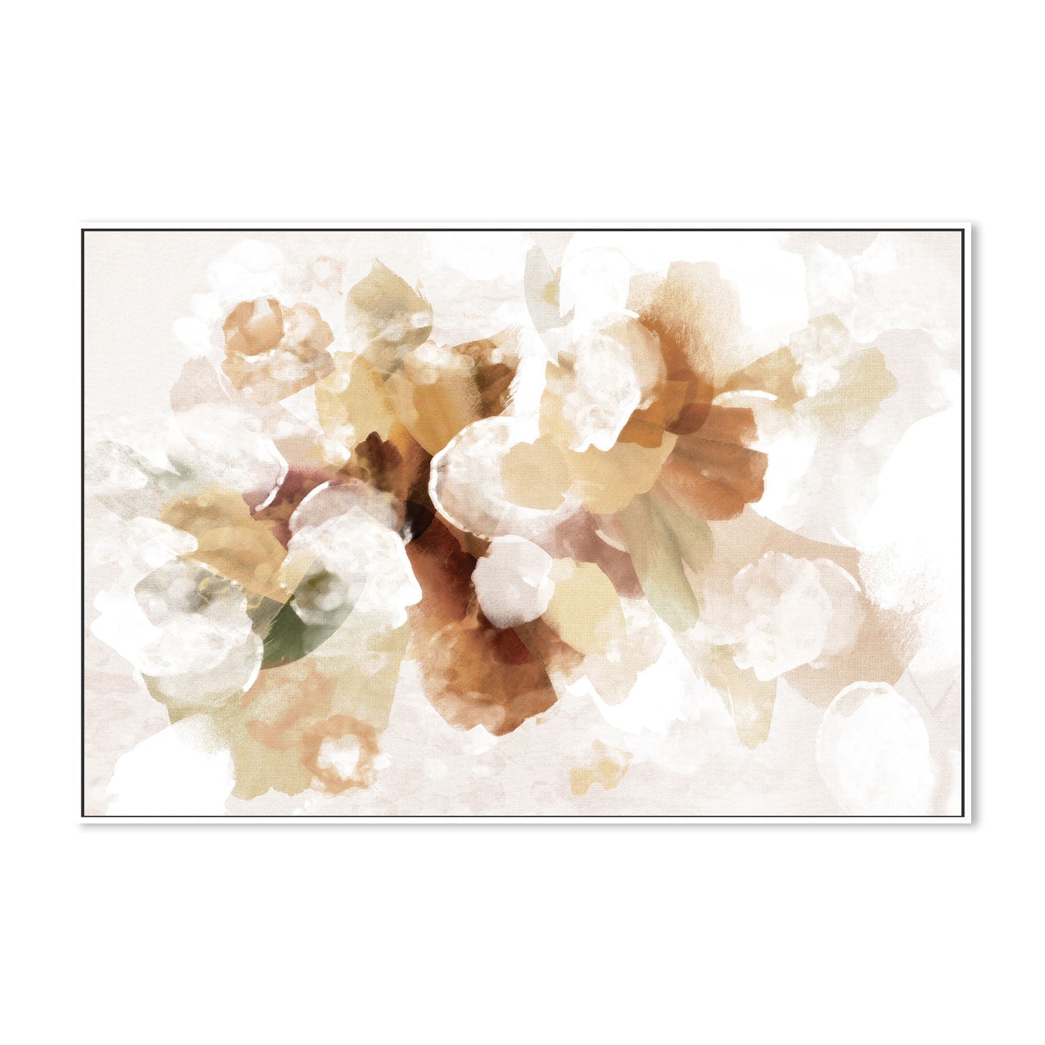 wall-art-print-canvas-poster-framed-Bouquet Beige-by-Dear Musketeer Studio-Gioia Wall Art