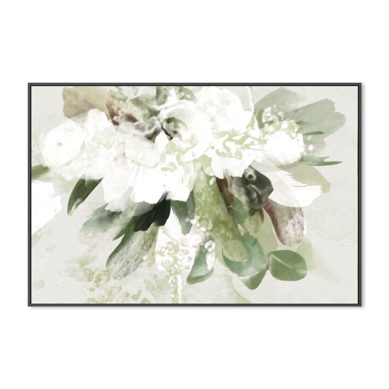 wall-art-print-canvas-poster-framed-Bouquet Green-by-Dear Musketeer Studio-Gioia Wall Art