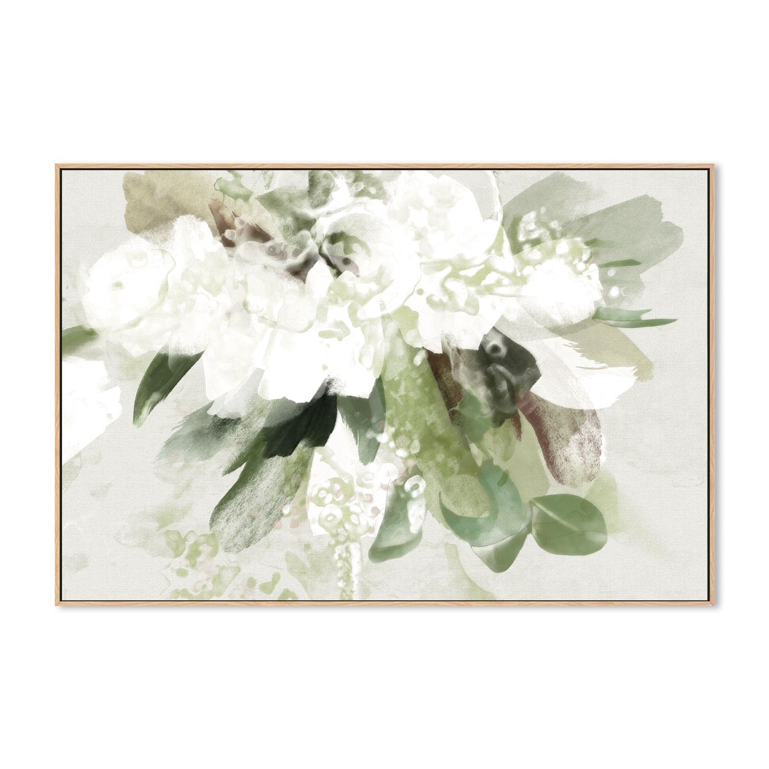 wall-art-print-canvas-poster-framed-Bouquet Green-by-Dear Musketeer Studio-Gioia Wall Art