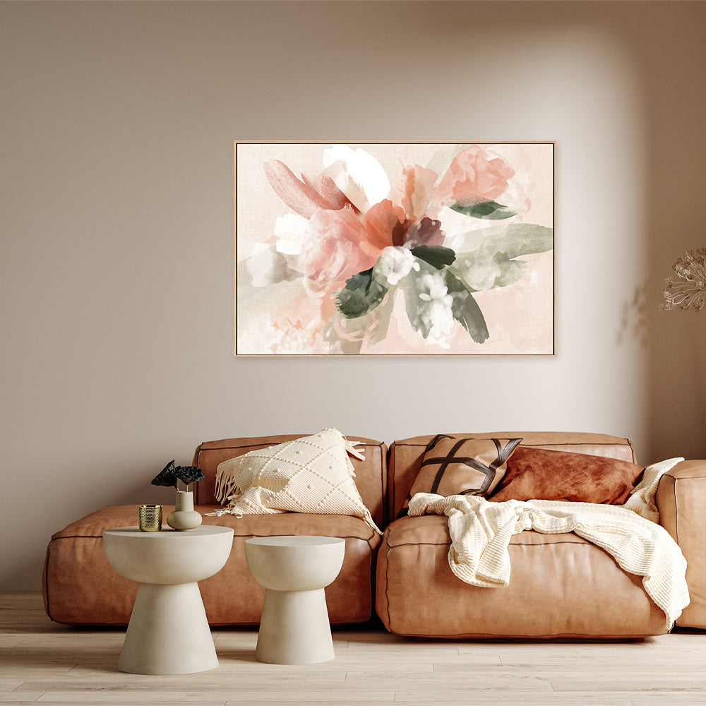 wall-art-print-canvas-poster-framed-Bouquet Pink-by-Dear Musketeer Studio-Gioia Wall Art