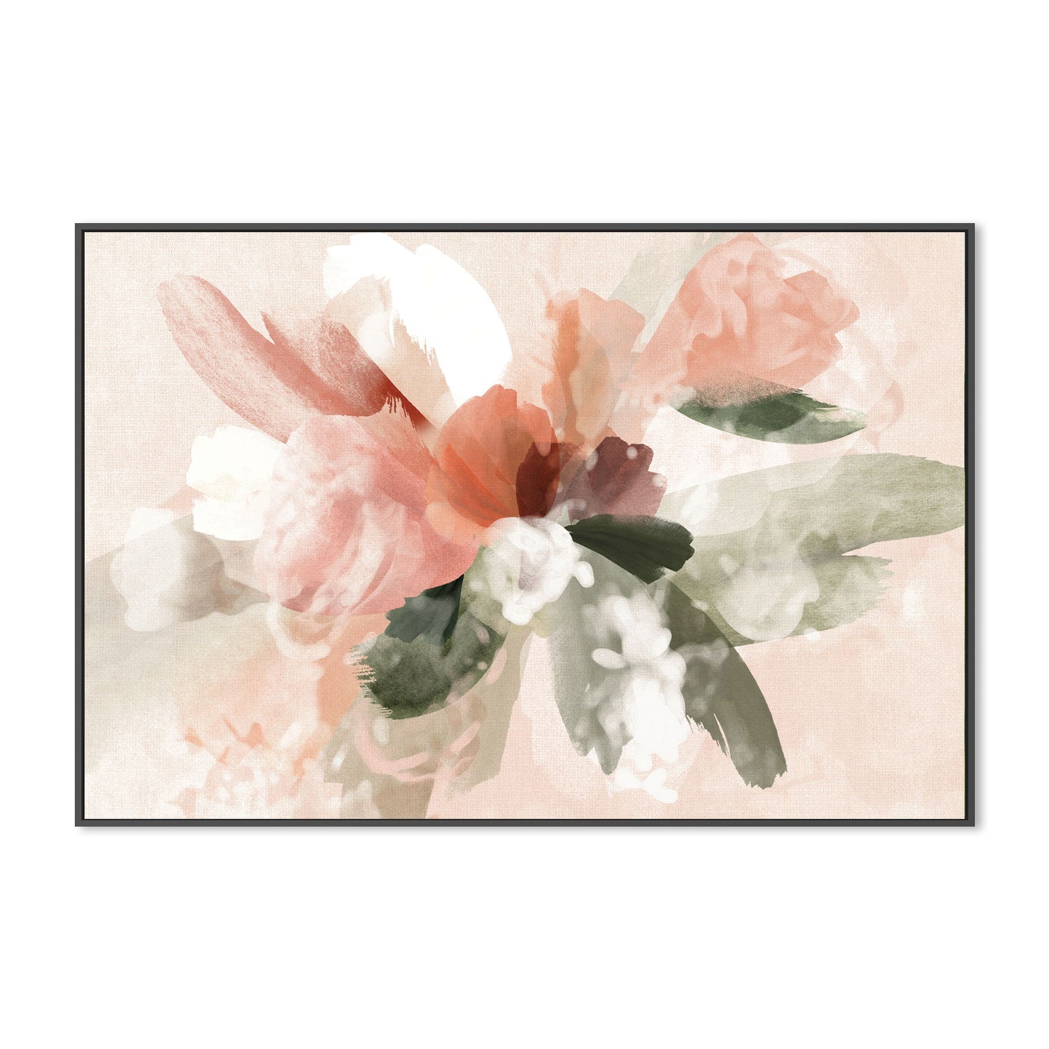 wall-art-print-canvas-poster-framed-Bouquet Pink-by-Dear Musketeer Studio-Gioia Wall Art