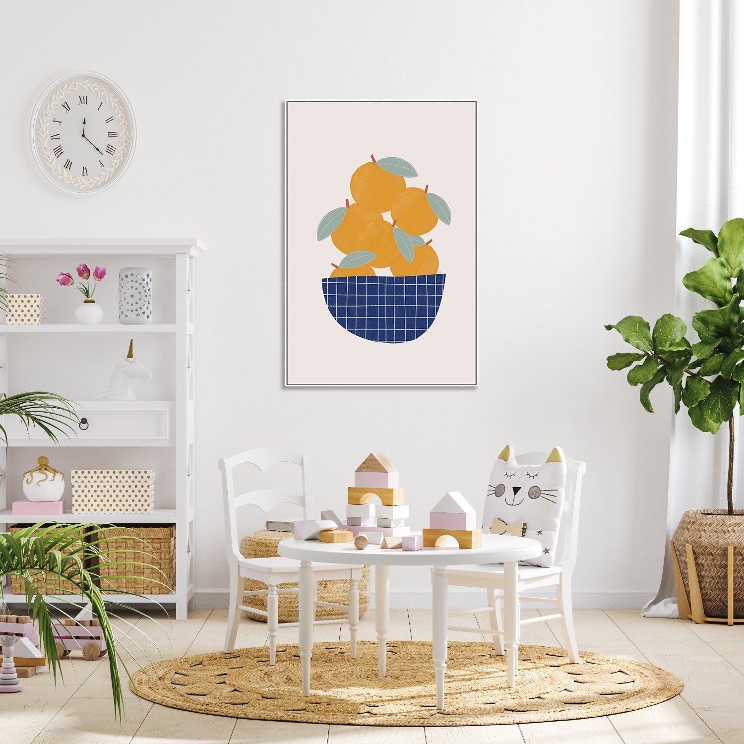 wall-art-print-canvas-poster-framed-Bowl of Oranges , By Menina Lisboa-7