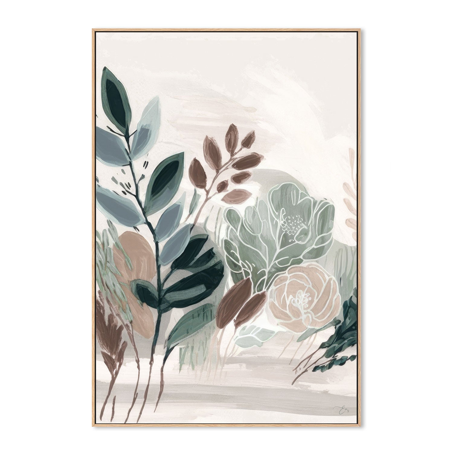 wall-art-print-canvas-poster-framed-Breezy Bloom , By Bella Eve-4