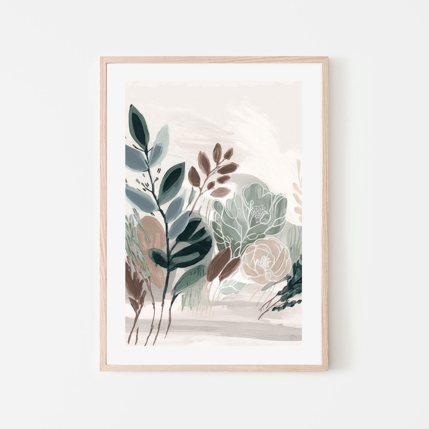 wall-art-print-canvas-poster-framed-Breezy Bloom , By Bella Eve-6