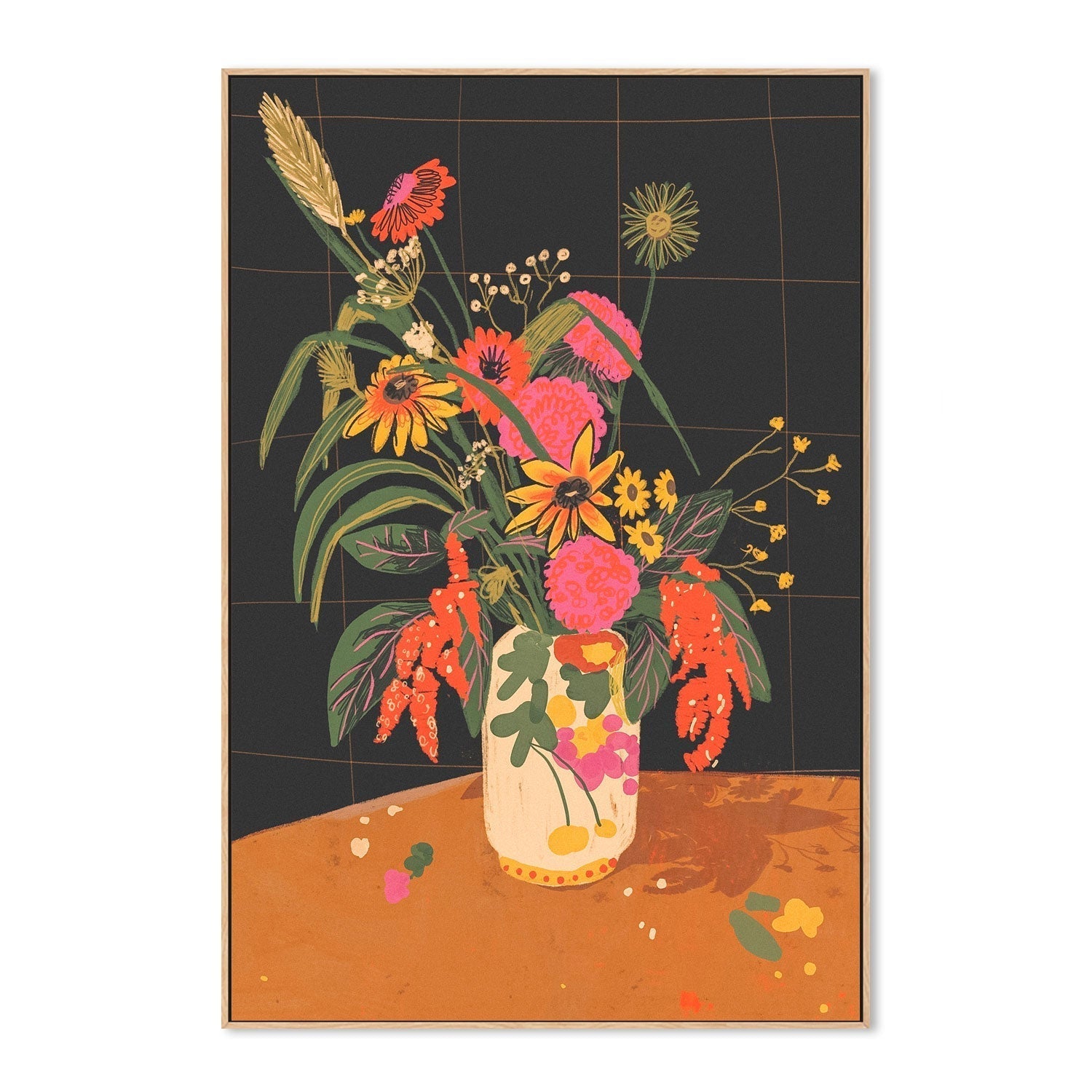 wall-art-print-canvas-poster-framed-Bright Bouquet , By Gigi Rosado-GIOIA-WALL-ART