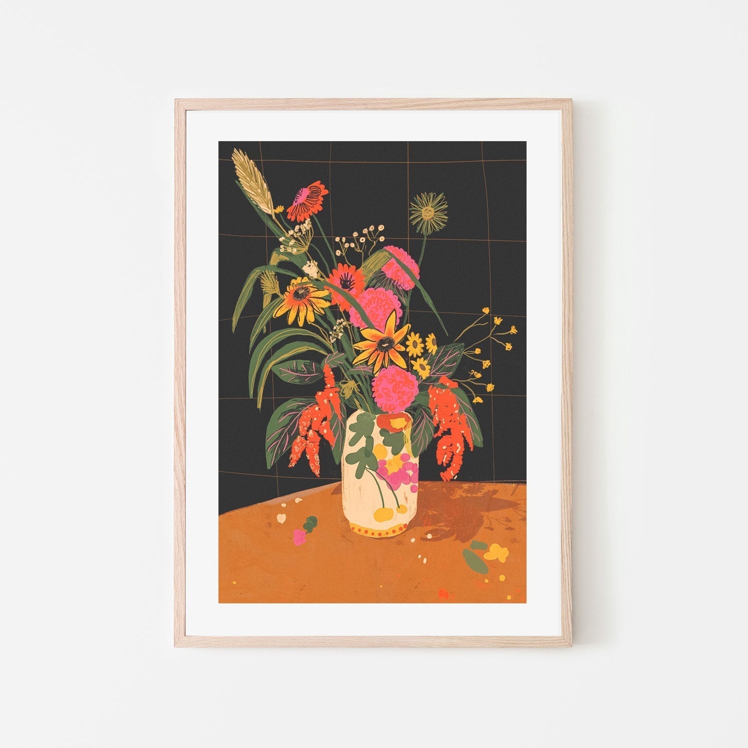 wall-art-print-canvas-poster-framed-Bright Bouquet , By Gigi Rosado-GIOIA-WALL-ART