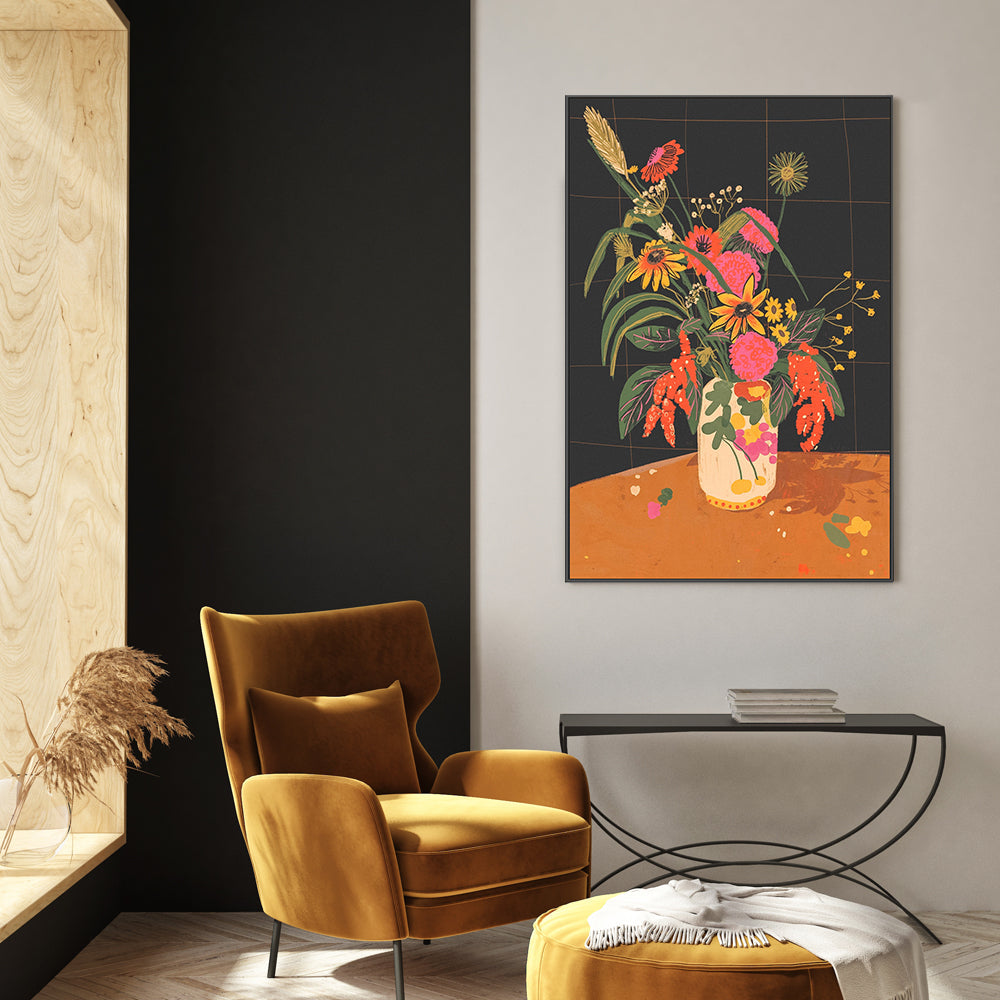 wall-art-print-canvas-poster-framed-Bright Bouquet , By Gigi Rosado-GIOIA-WALL-ART