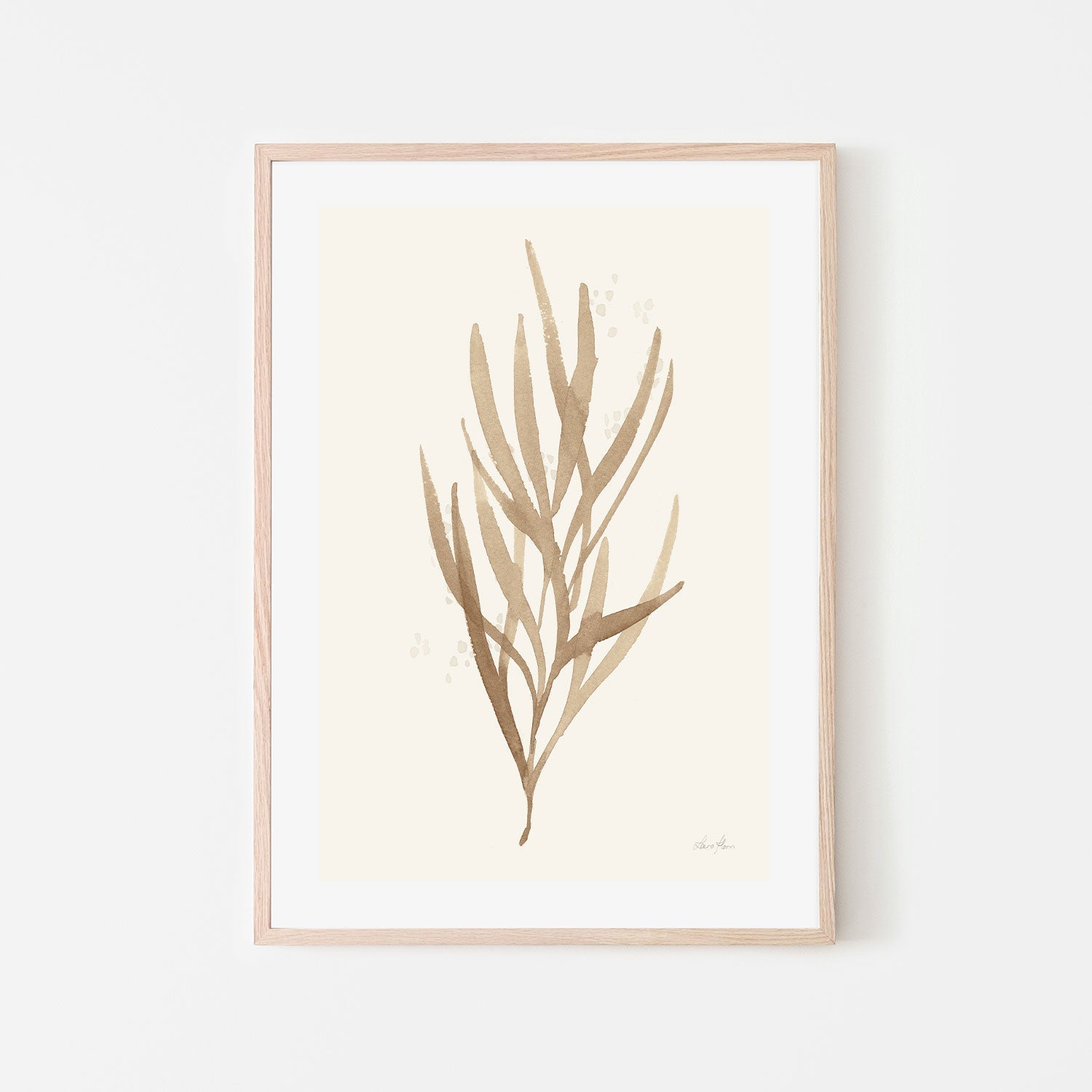 wall-art-print-canvas-poster-framed-Brown Leaves, Style B , By Laura Horn-GIOIA-WALL-ART