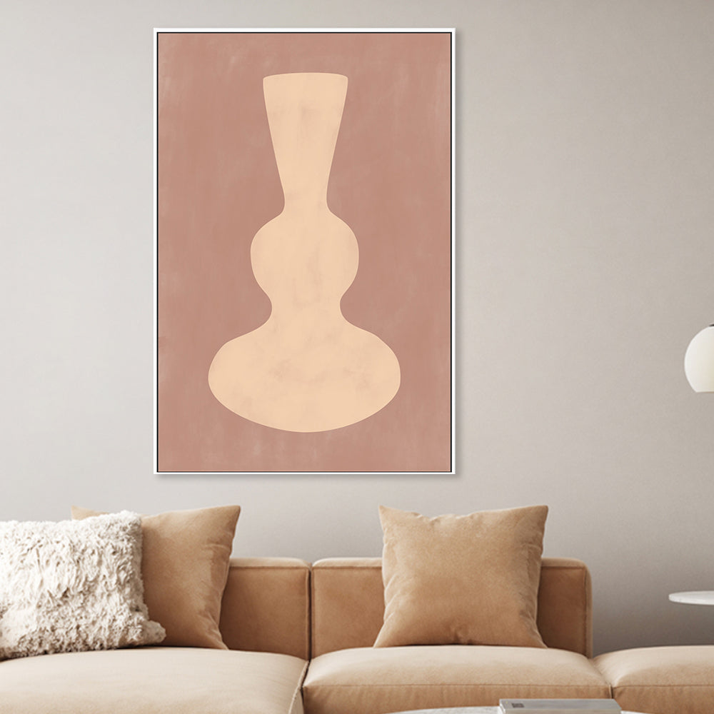 wall-art-print-canvas-poster-framed-Brown Pottery , By Elena Ristova-GIOIA-WALL-ART