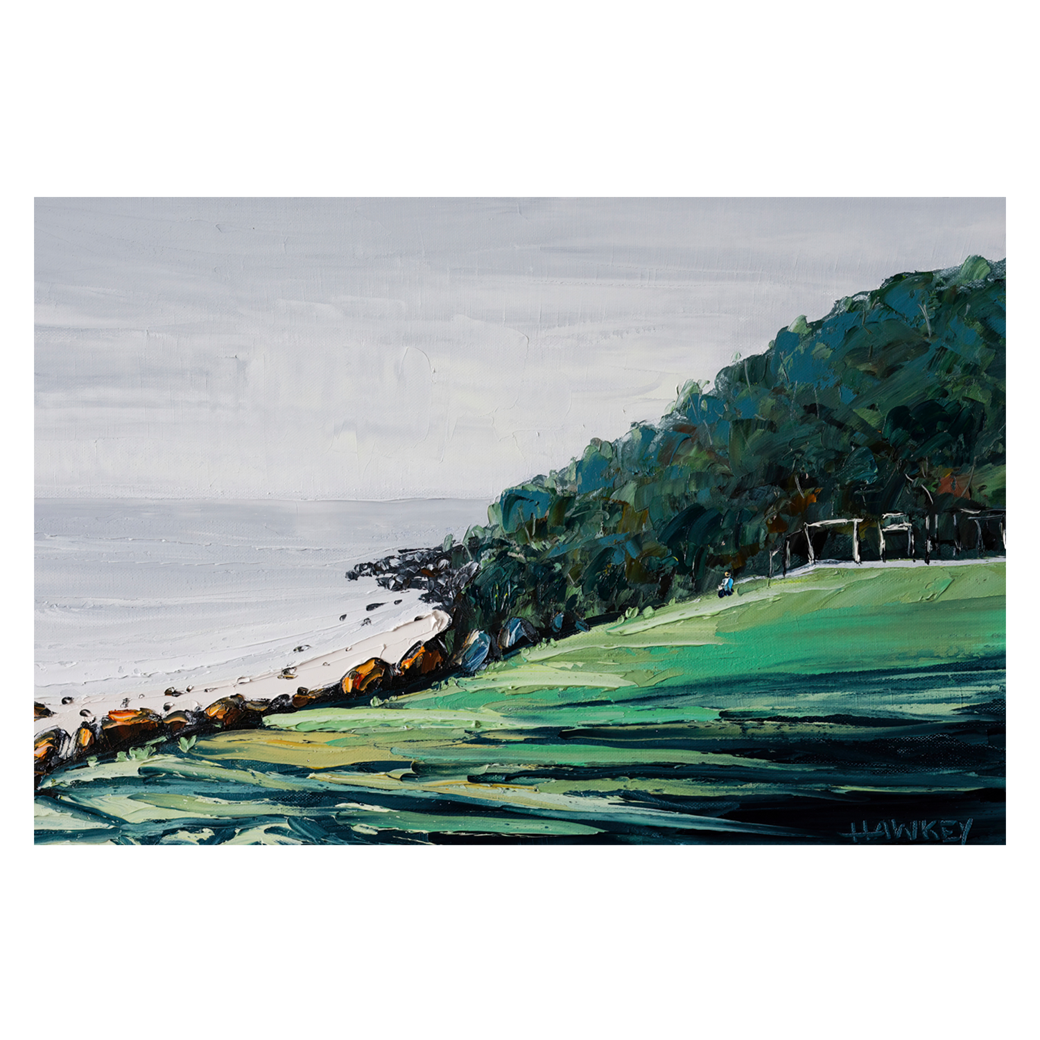 wall-art-print-canvas-poster-framed-Burleigh Hill , By Angela Hawkey-1