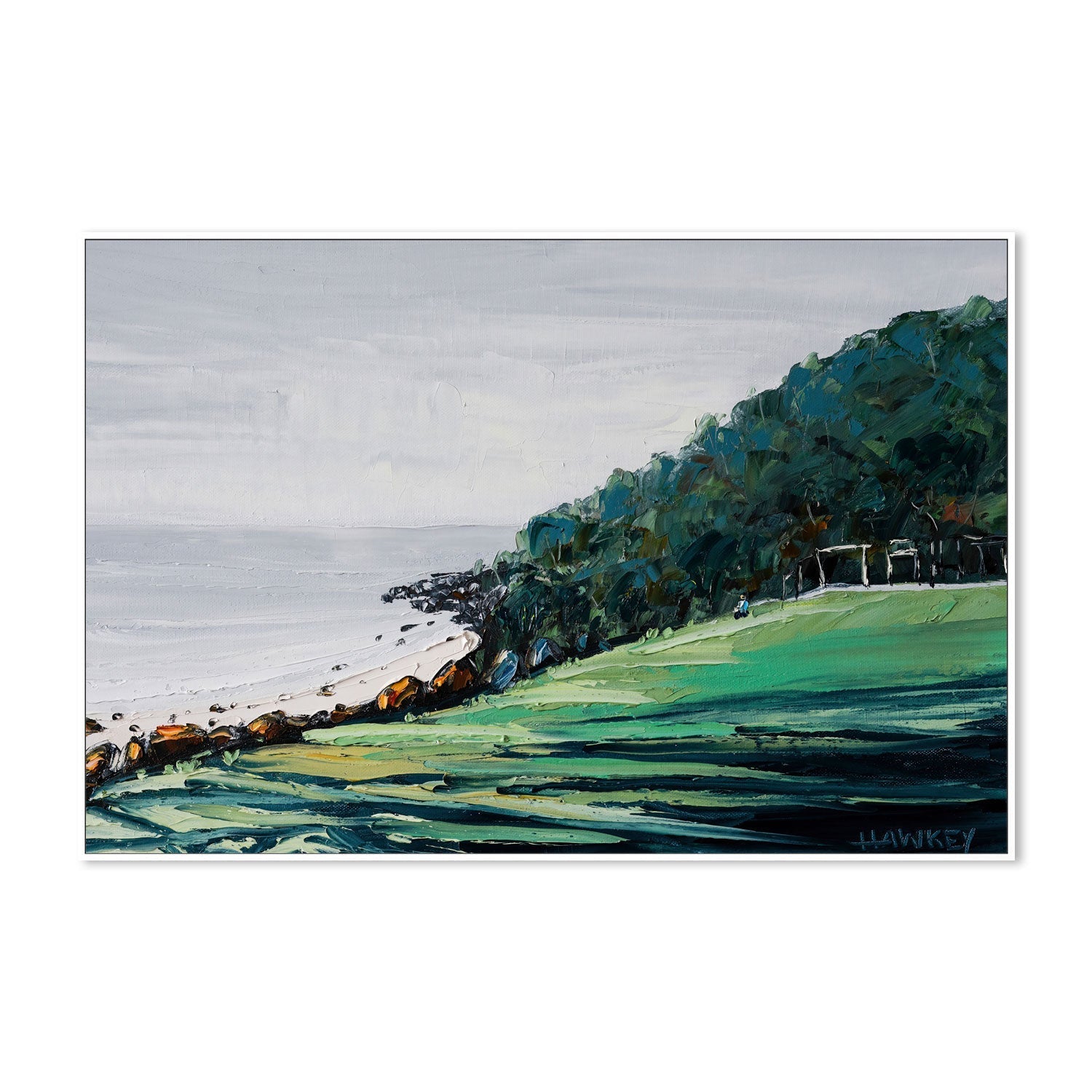 wall-art-print-canvas-poster-framed-Burleigh Hill , By Angela Hawkey-5