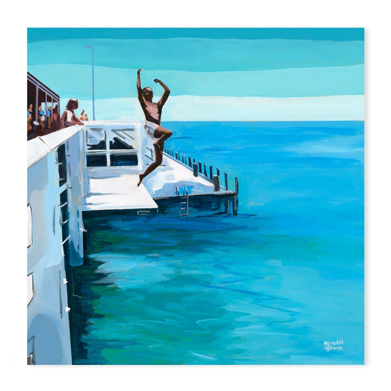 wall-art-print-canvas-poster-framed-Busselton Jetty , By Meredith Howse-GIOIA-WALL-ART