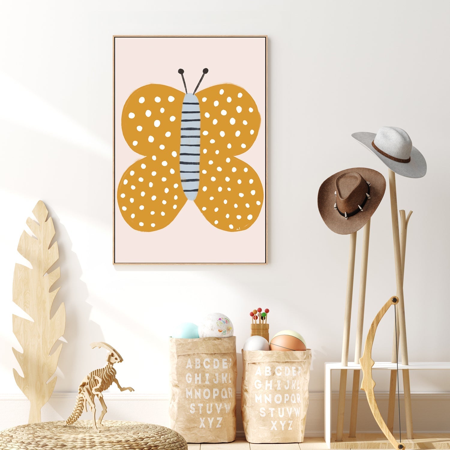 wall-art-print-canvas-poster-framed-Butterfly , By Menina Lisboa-2