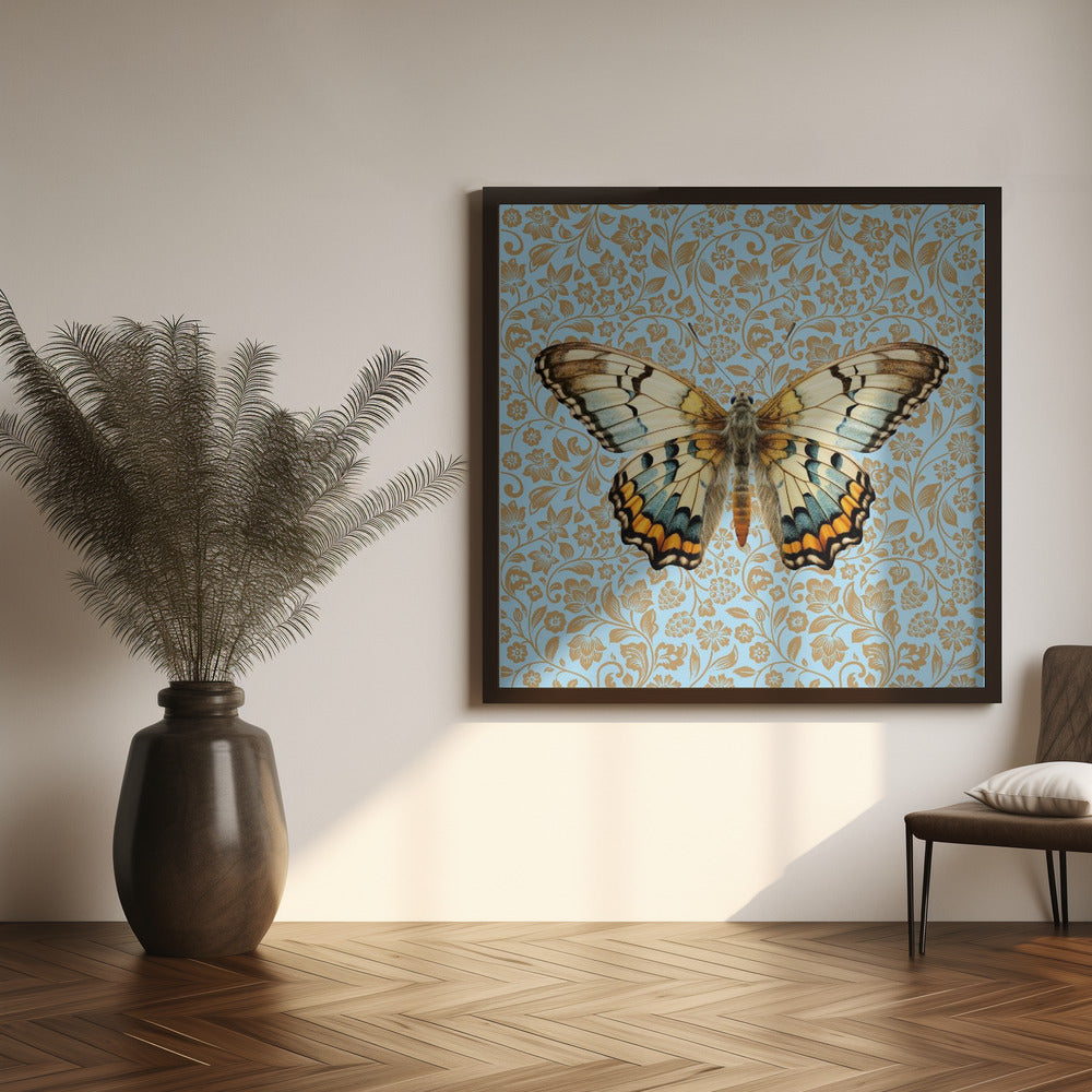 wall-art-print-canvas-poster-framed-Butterfly Gold , By Sue Skellern-2