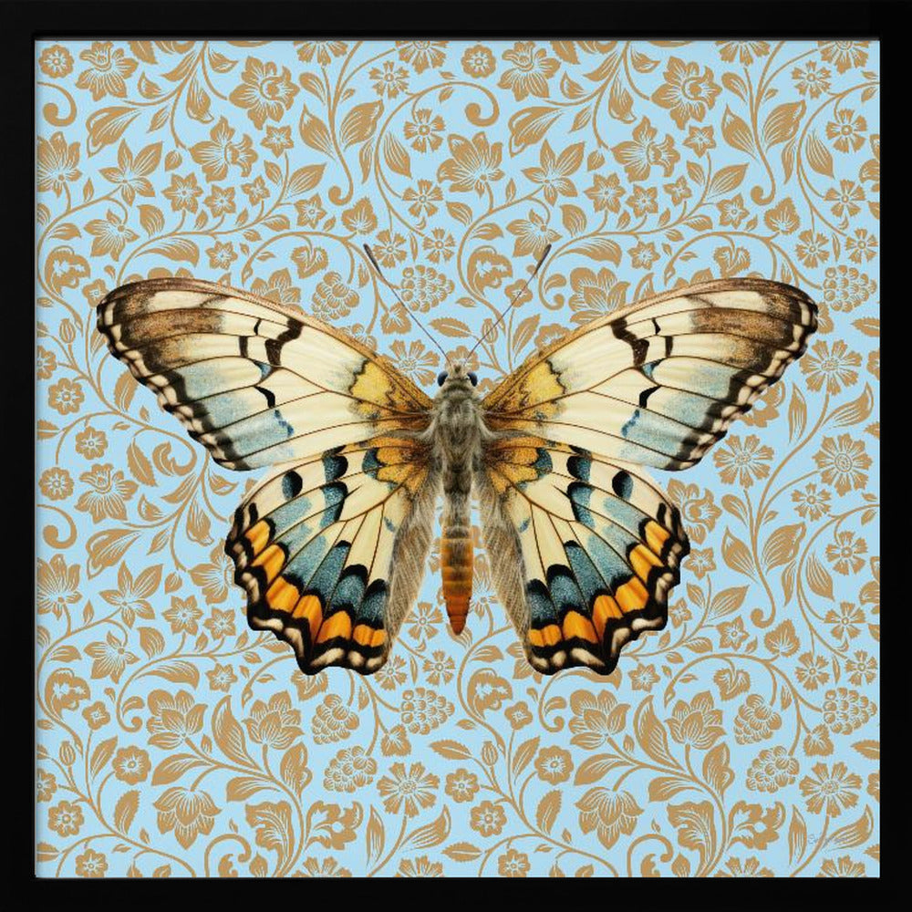 wall-art-print-canvas-poster-framed-Butterfly Gold , By Sue Skellern-3