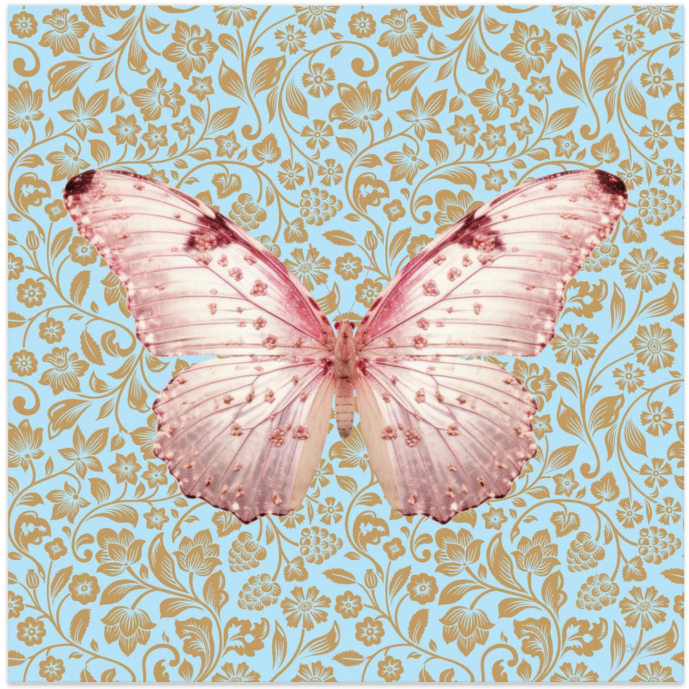 wall-art-print-canvas-poster-framed-Butterfly Pink , By Sue Skellern-1