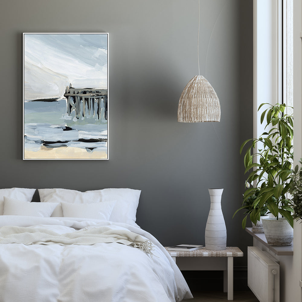 wall-art-print-canvas-poster-framed-By The Sea, Style A-by-Emily Wood-Gioia Wall Art