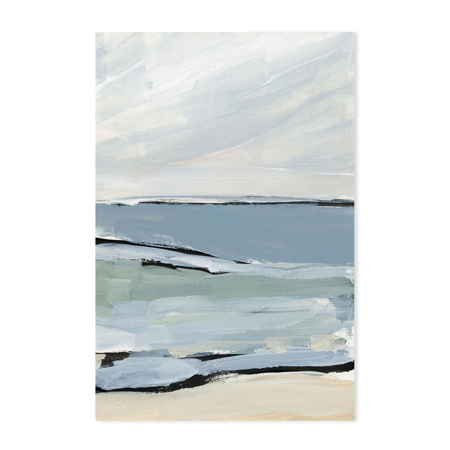 wall-art-print-canvas-poster-framed-By The Sea, Style F-by-Emily Wood-Gioia Wall Art