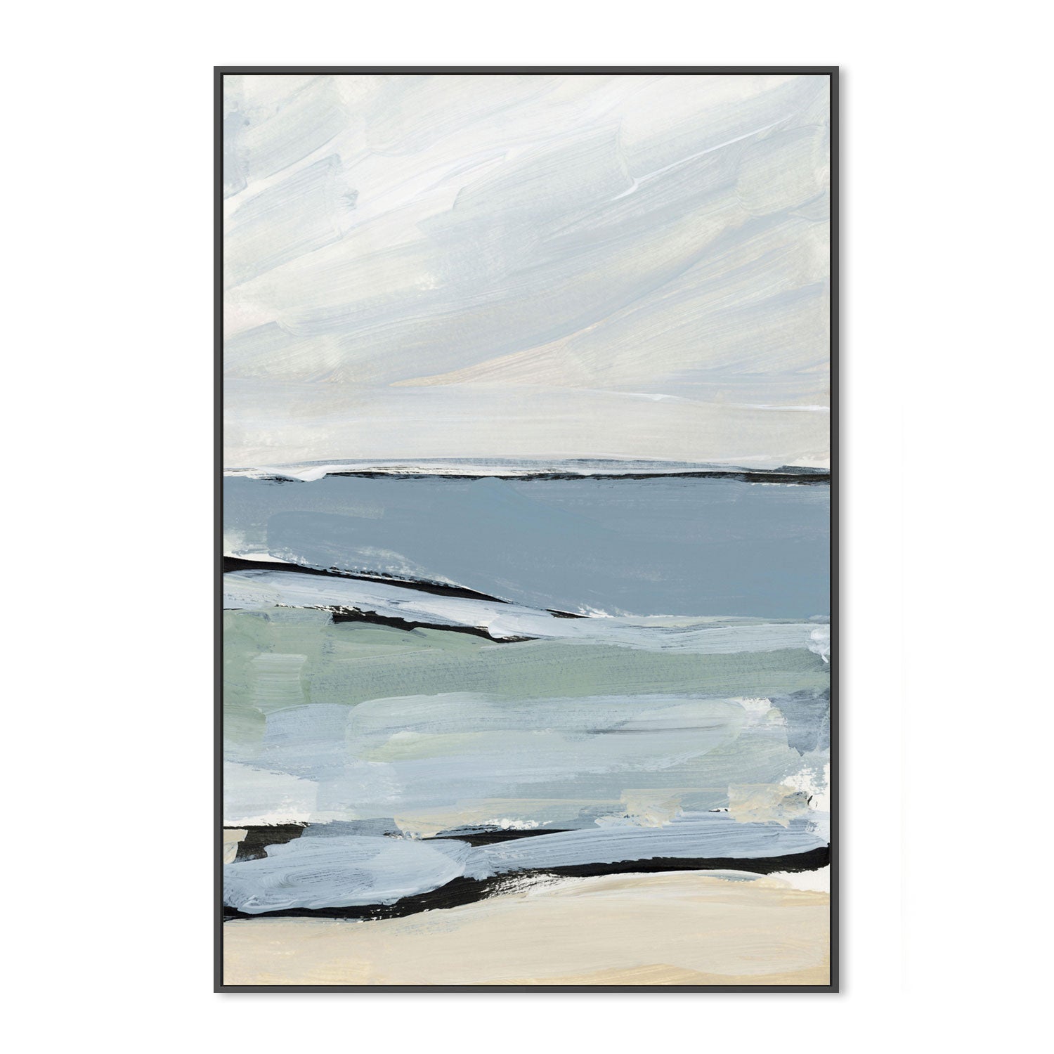 wall-art-print-canvas-poster-framed-By The Sea, Style F-by-Emily Wood-Gioia Wall Art