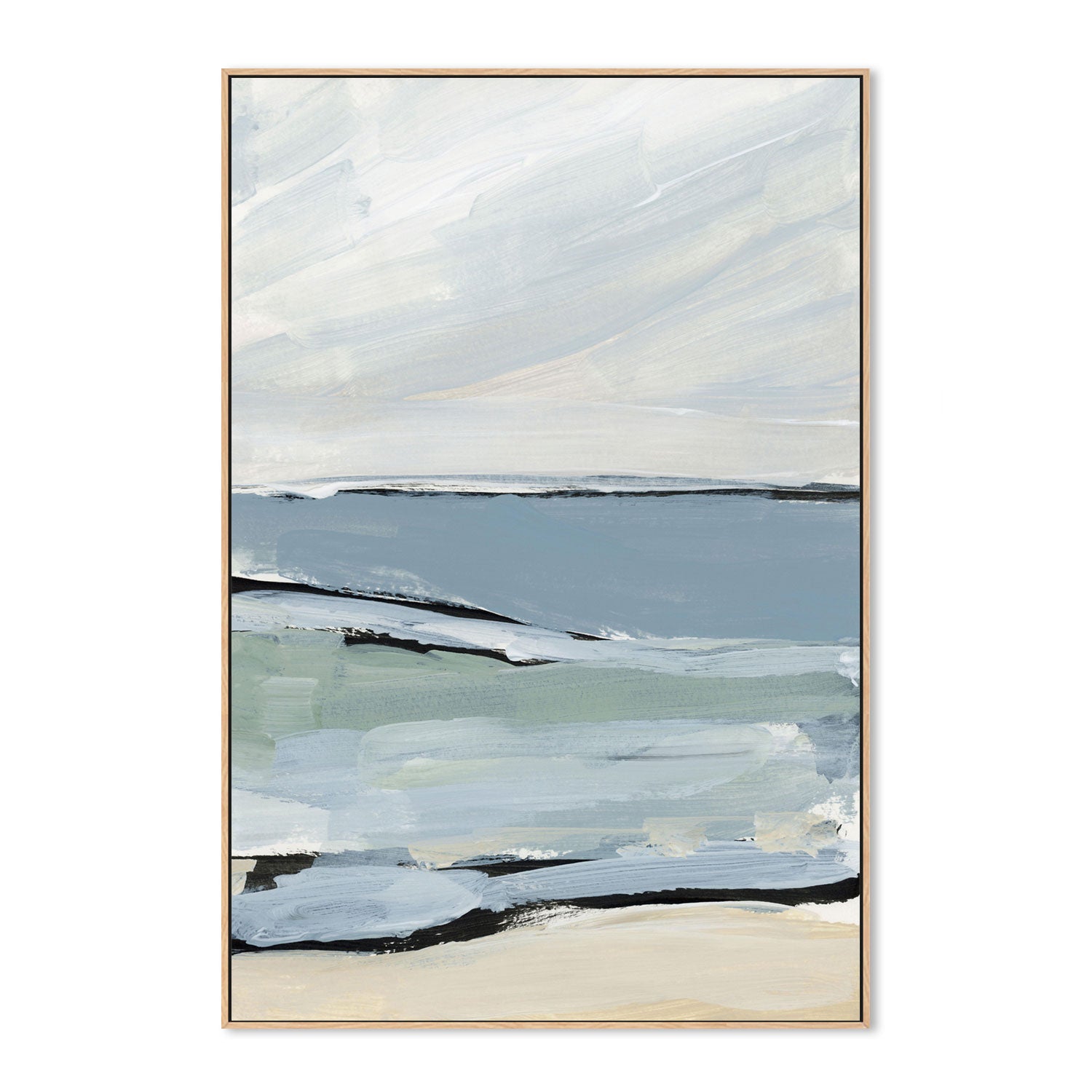 wall-art-print-canvas-poster-framed-By The Sea, Style F-by-Emily Wood-Gioia Wall Art