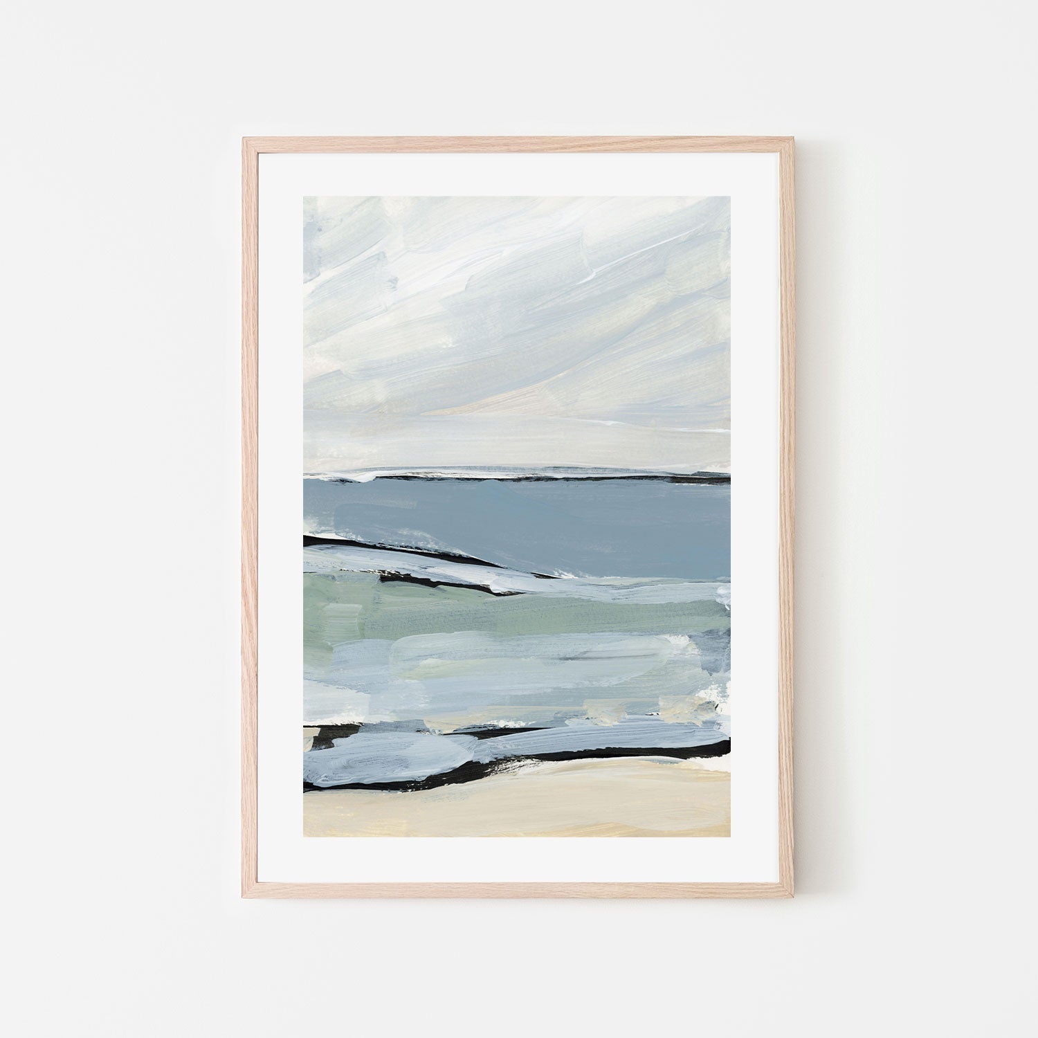 wall-art-print-canvas-poster-framed-By The Sea, Style F-by-Emily Wood-Gioia Wall Art