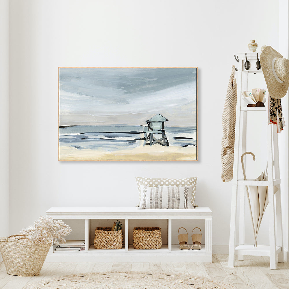 wall-art-print-canvas-poster-framed-By The Sea, Style I-by-Emily Wood-Gioia Wall Art