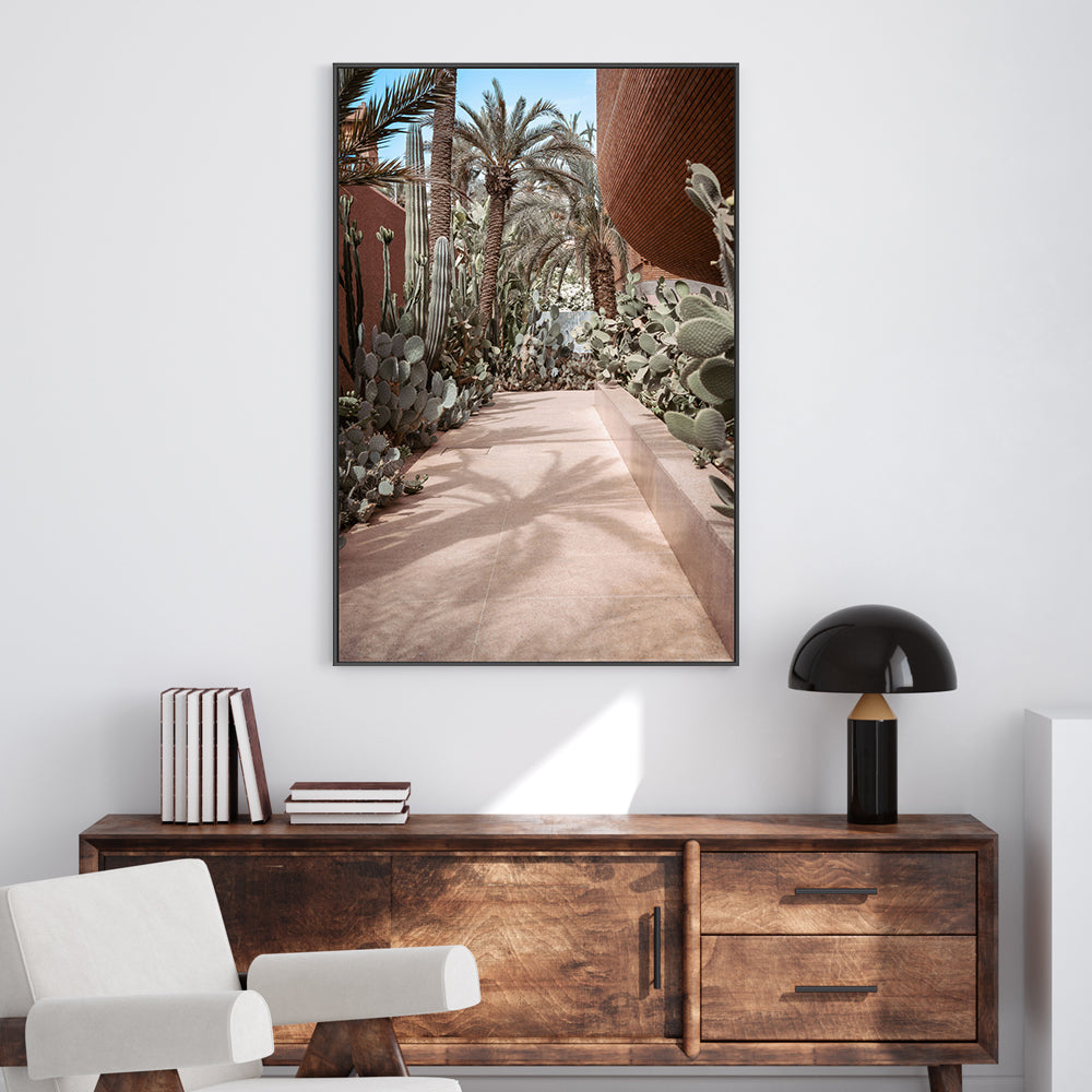 wall-art-print-canvas-poster-framed-Cactus Path , By Josh Silver-2