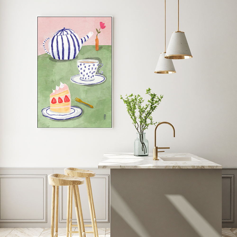 wall-art-print-canvas-poster-framed-Cake On A Monday , By Lia Nell-GIOIA-WALL-ART