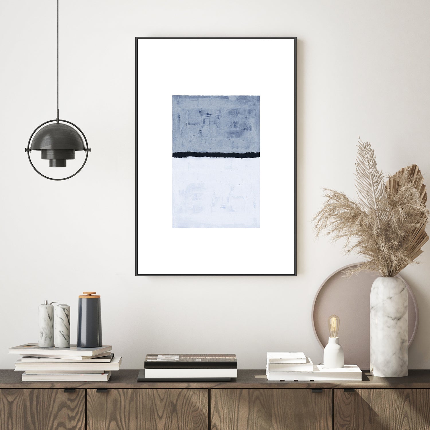 wall-art-print-canvas-poster-framed-Calm Horizon , By Danushka Abeygoda-GIOIA-WALL-ART