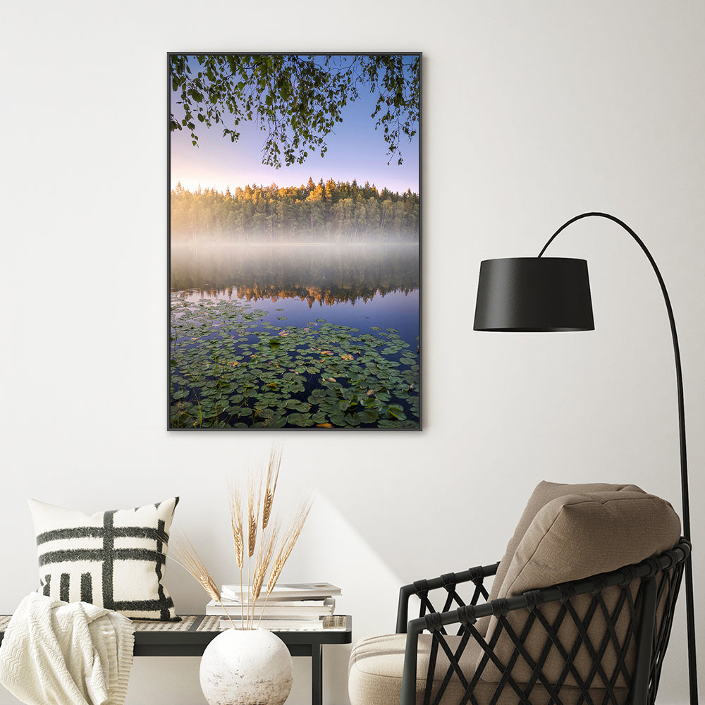 wall-art-print-canvas-poster-framed-Calm Summer Night , By Christian Lindsten-GIOIA-WALL-ART