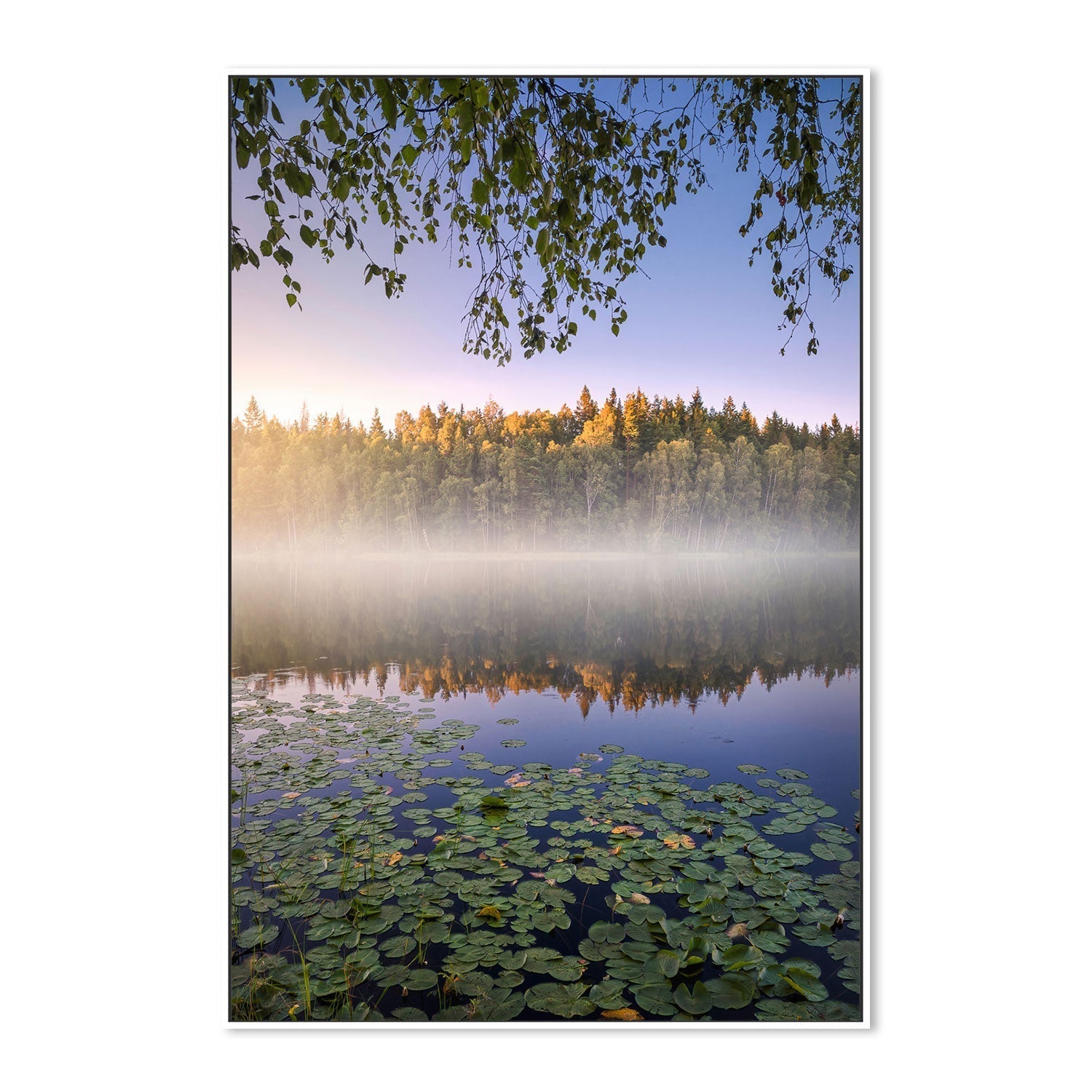 wall-art-print-canvas-poster-framed-Calm Summer Night , By Christian Lindsten-GIOIA-WALL-ART