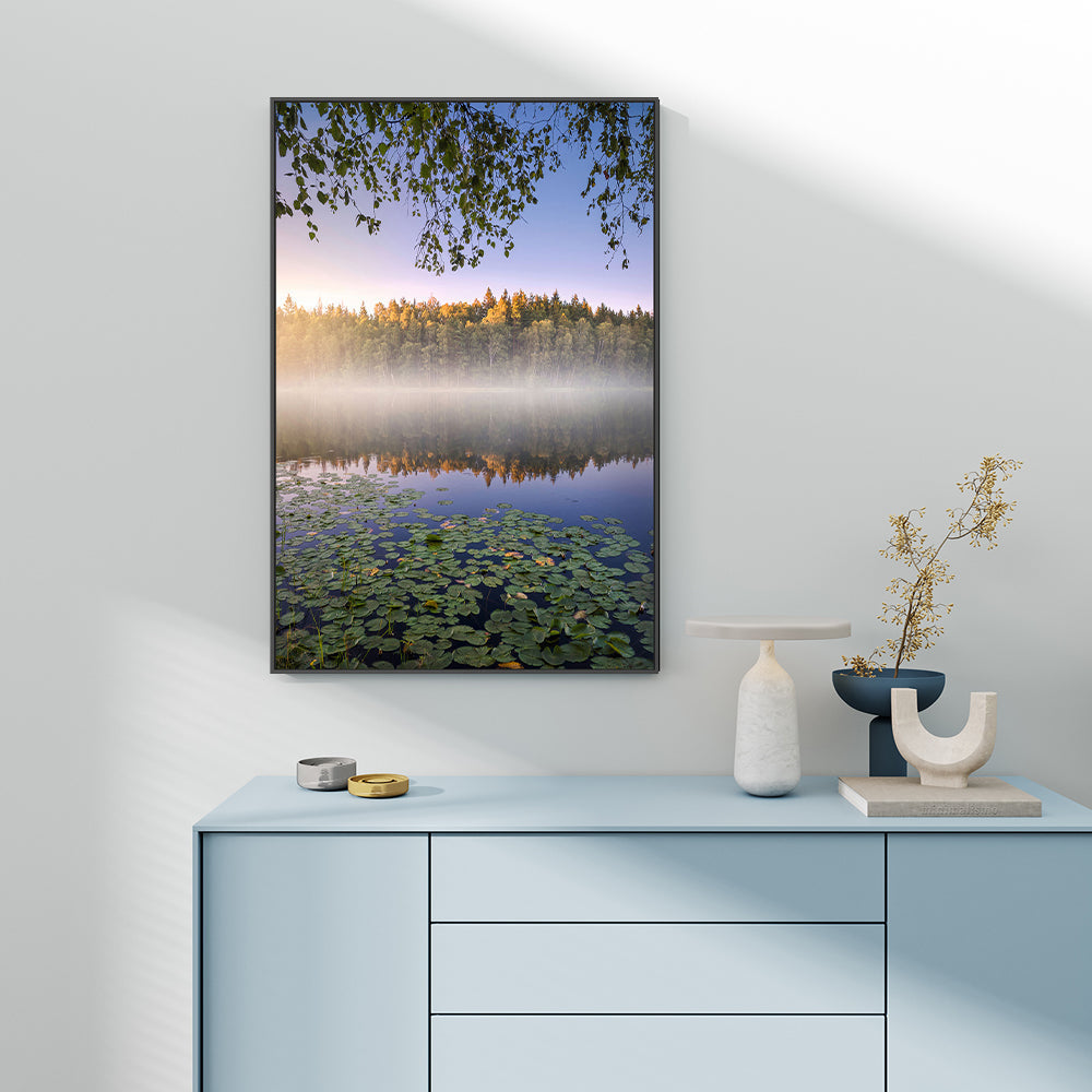 wall-art-print-canvas-poster-framed-Calm Summer Night , By Christian Lindsten-GIOIA-WALL-ART